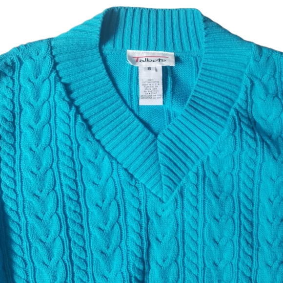 Talbots women's blue sweater size S - Picture 3 of 7